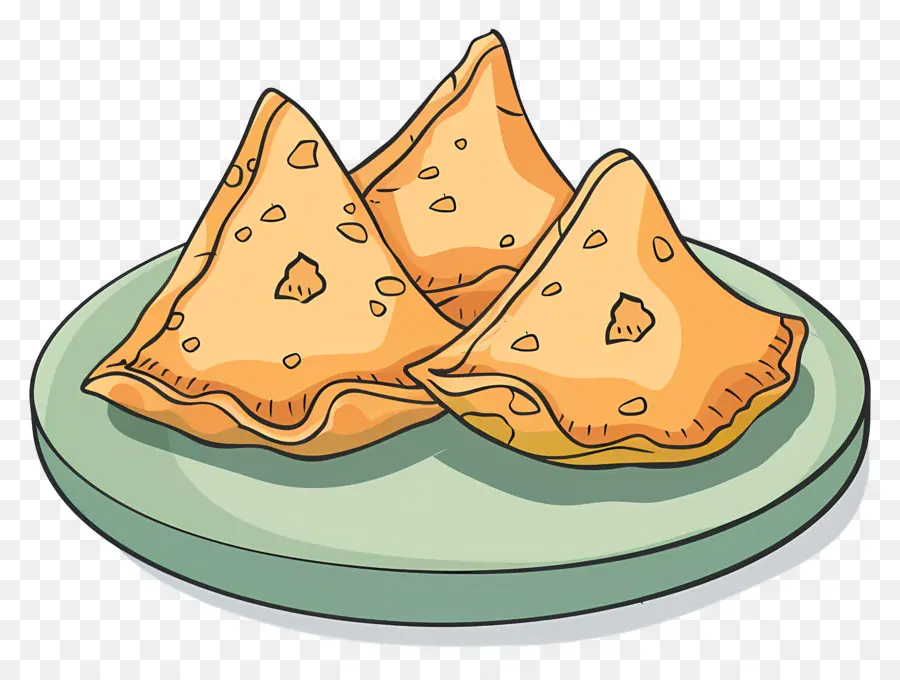 Samosas，Comida En Forma De Triángulo PNG