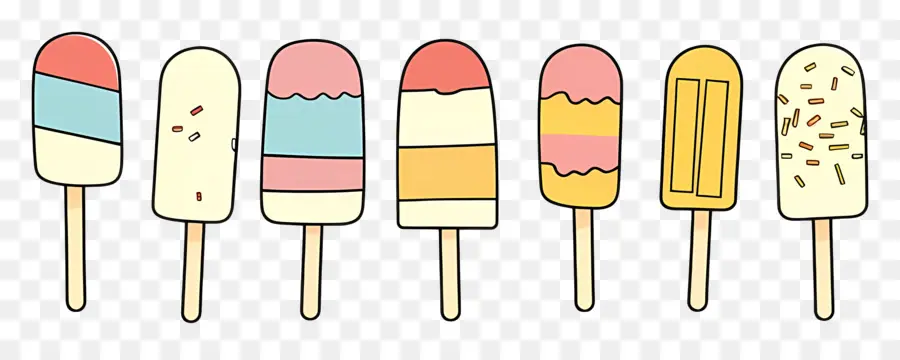 Las Paletas De Helado，Conos De Helado PNG