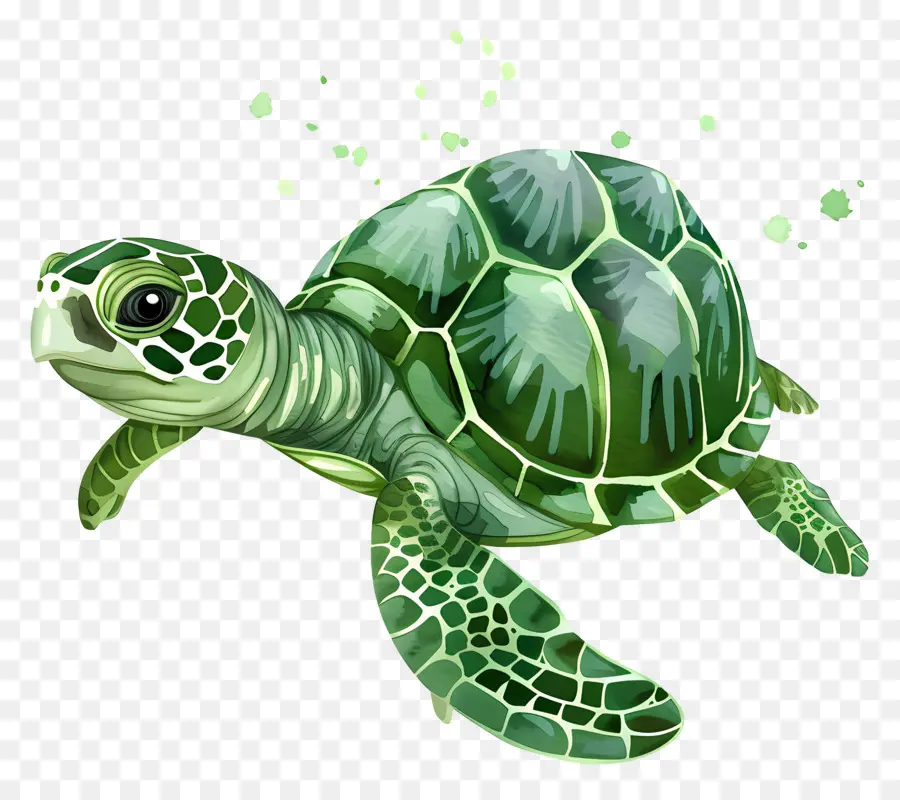 Tortuga，Tortuga Verde PNG