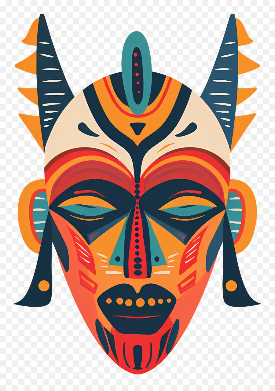 Máscara Tribal，Mascarilla PNG