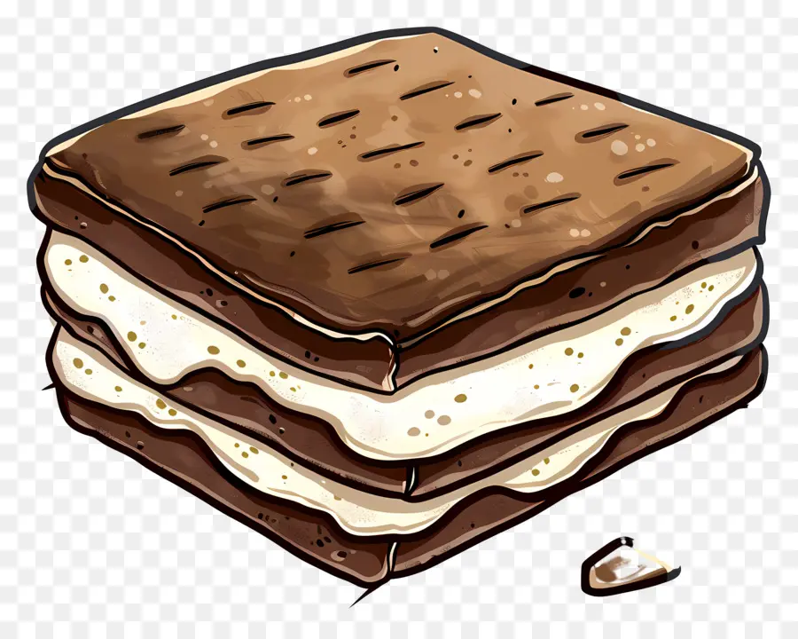 Sandwich De Helado，Chocolate Con Galletas De Sándwich PNG