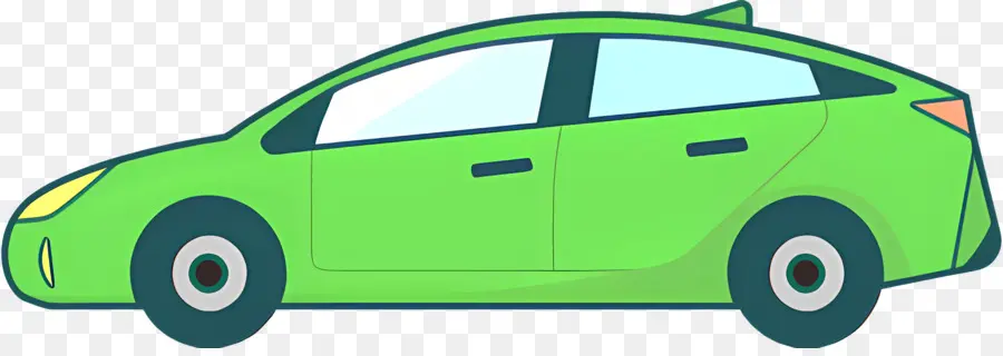 Dibujos Animados De Coches，Coche Verde PNG