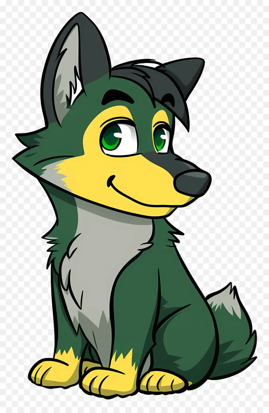 De Dibujos Animados De Lobo，Personaje De Dibujos Animados PNG