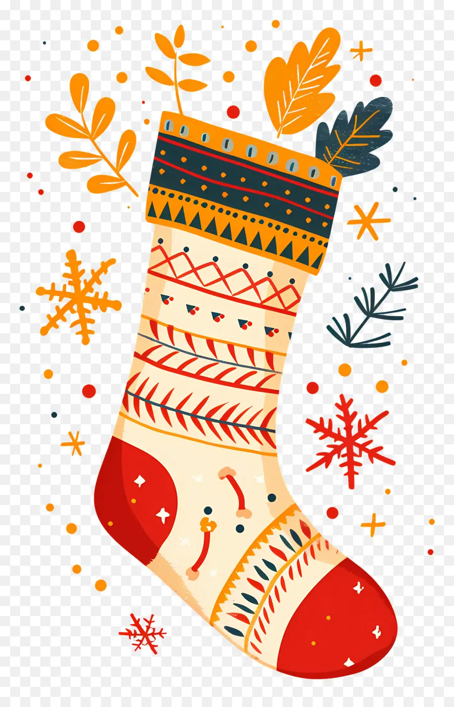 Calcetín De Navidad，Christmas Sock PNG