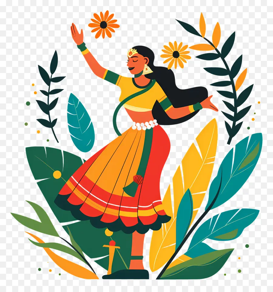 Onam Dance，Ropa India Tradicional PNG