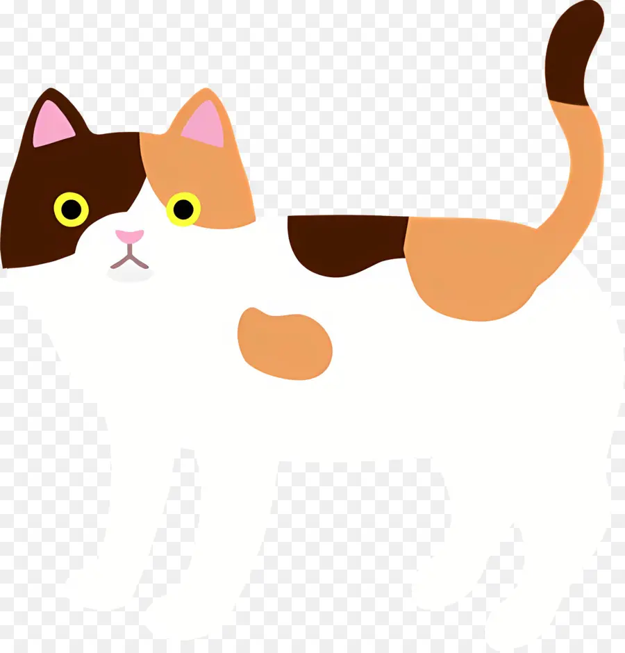 Gato De Dibujos Animados，Calico Cat PNG