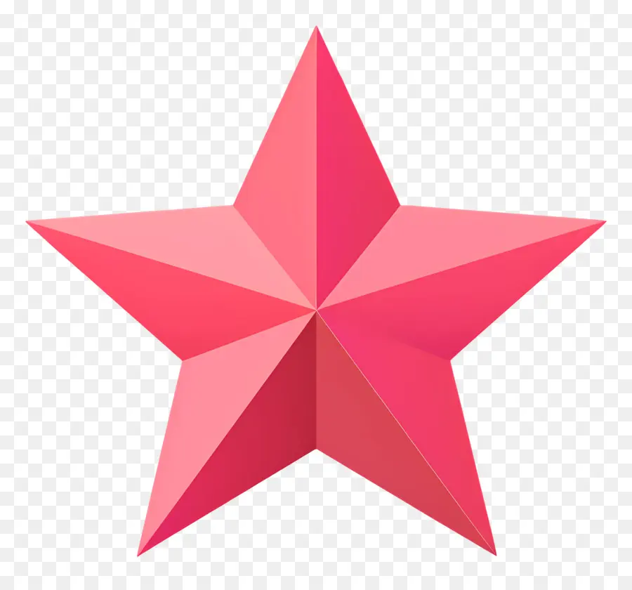 Pink Star，Estrella Roja PNG