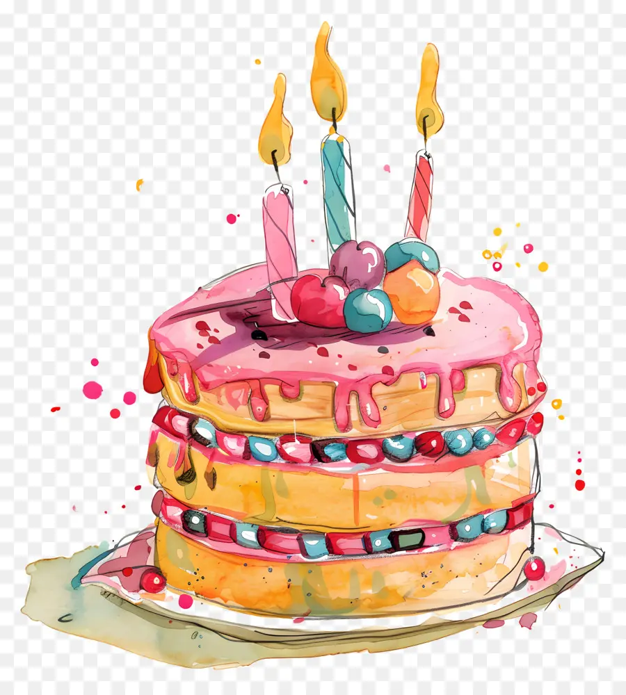 Pastel De Cumpleaños，Pastel PNG