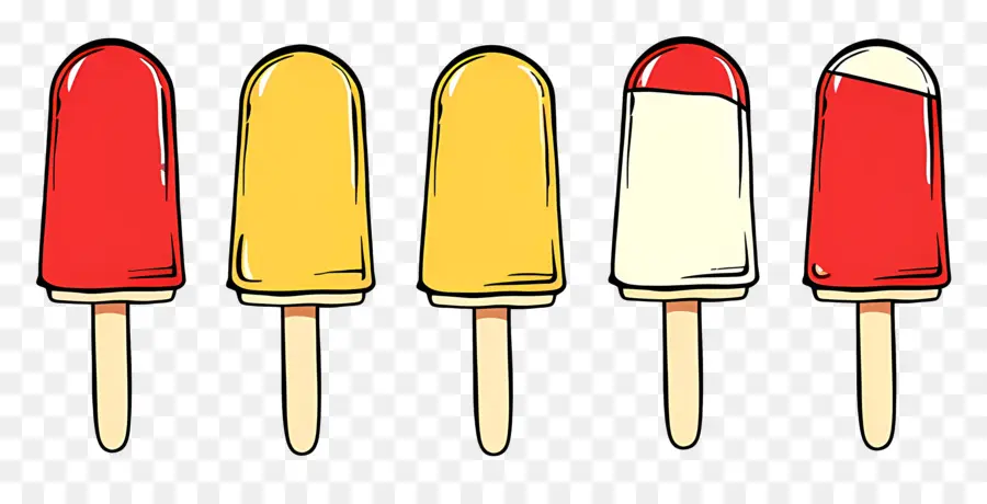 Las Paletas De Helado，Helados Pops PNG