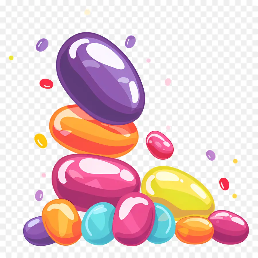 Jelly Beans，Dulces PNG