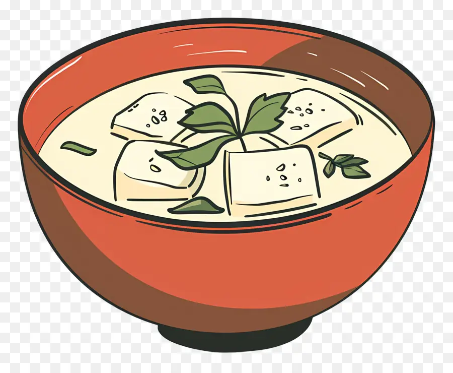 Sopa De Miso，Sopa De Tofu PNG