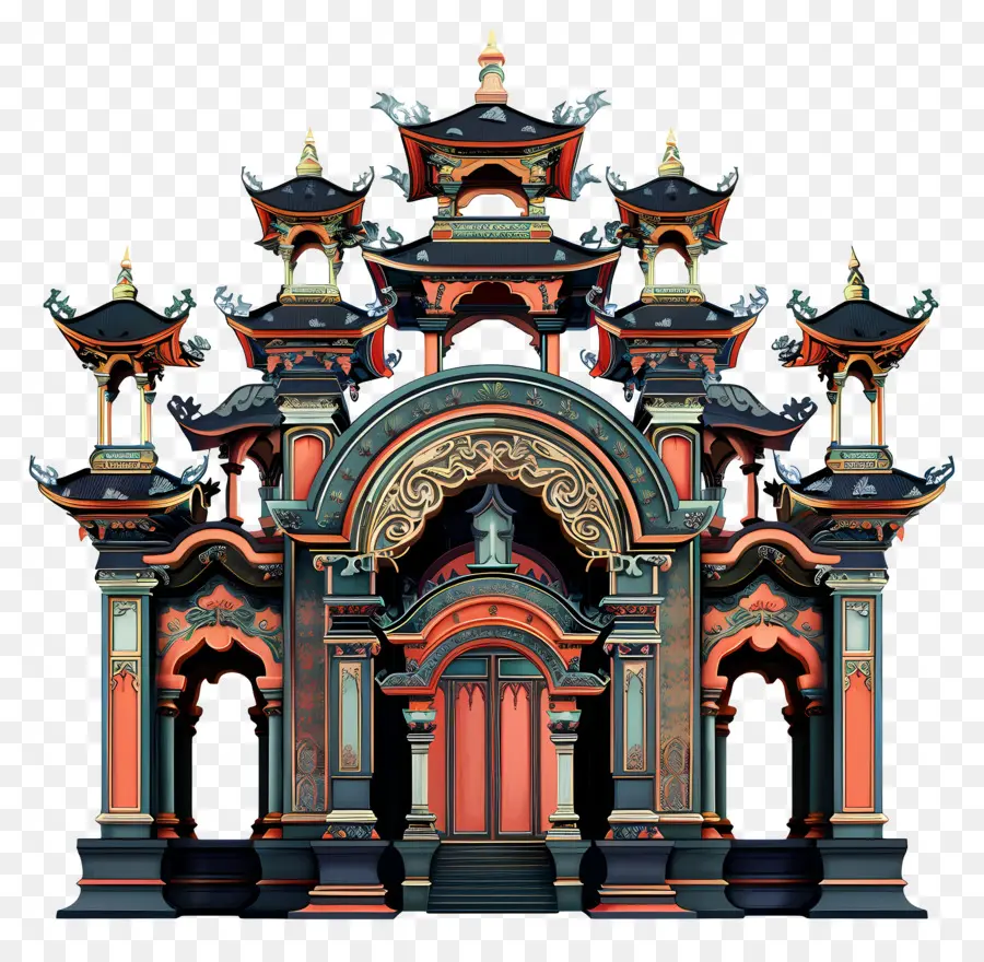 Templo，Templo Chino PNG