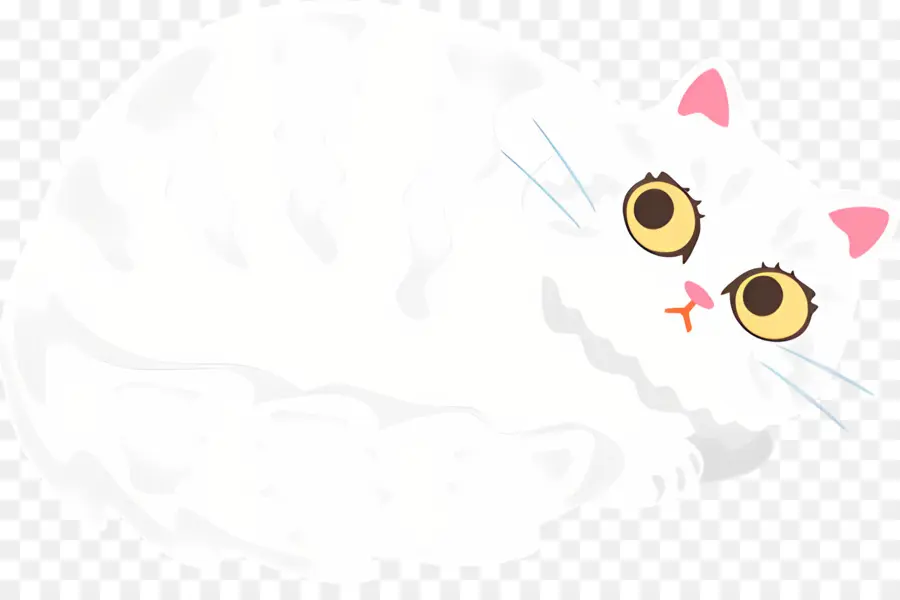 Gato De Dibujos Animados，Gato Blanco PNG