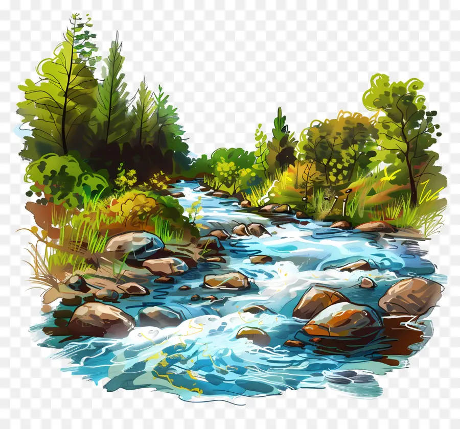 Río，Bosque PNG