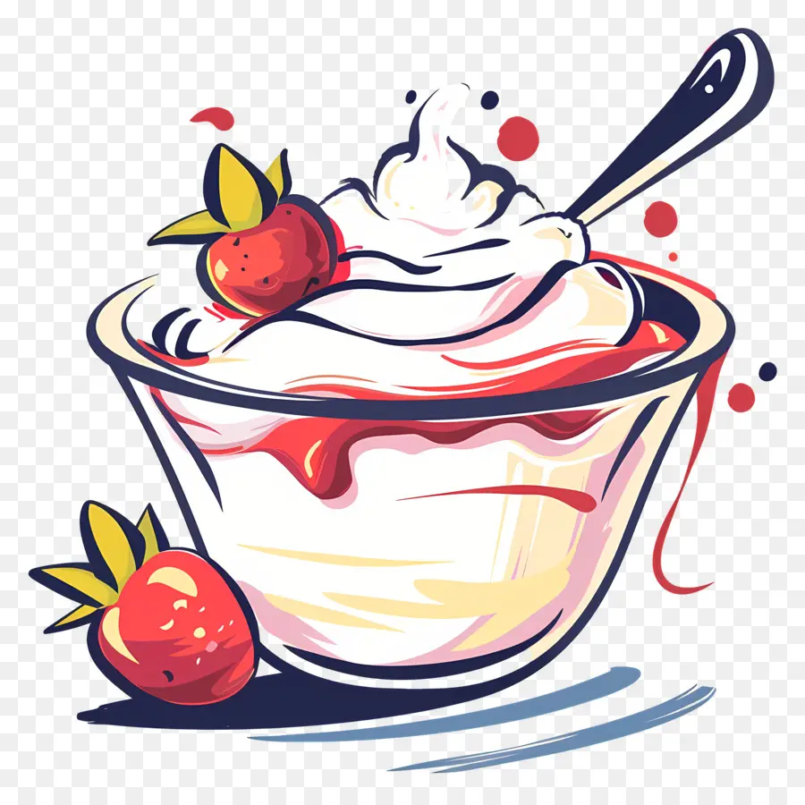 Yogur Griego，Helado PNG