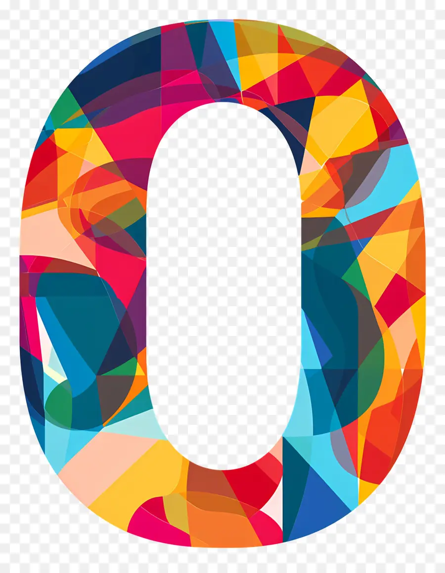 Número 100，Diseño Geométrico PNG