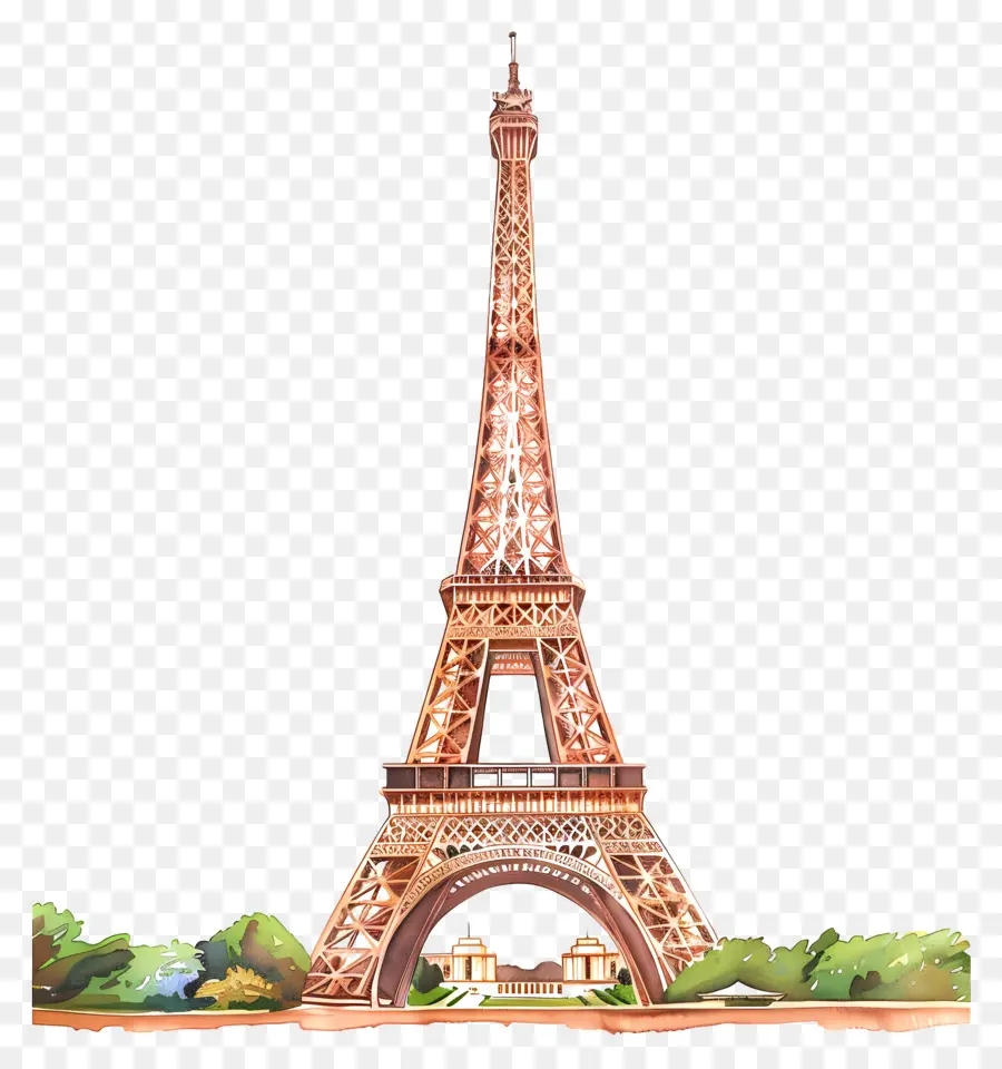 Eiffel，París PNG