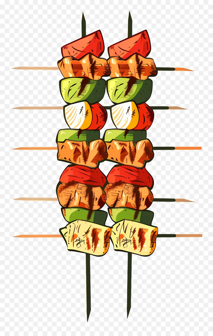 Kebabs，Pinchos PNG