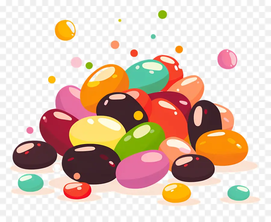 Jelly Beans，Colorido PNG