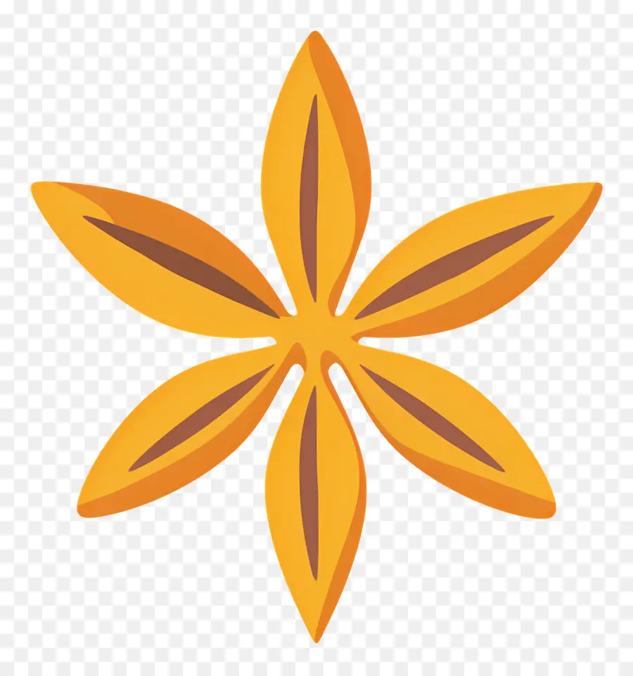 El Anís Estrellado，Flor Amarilla PNG