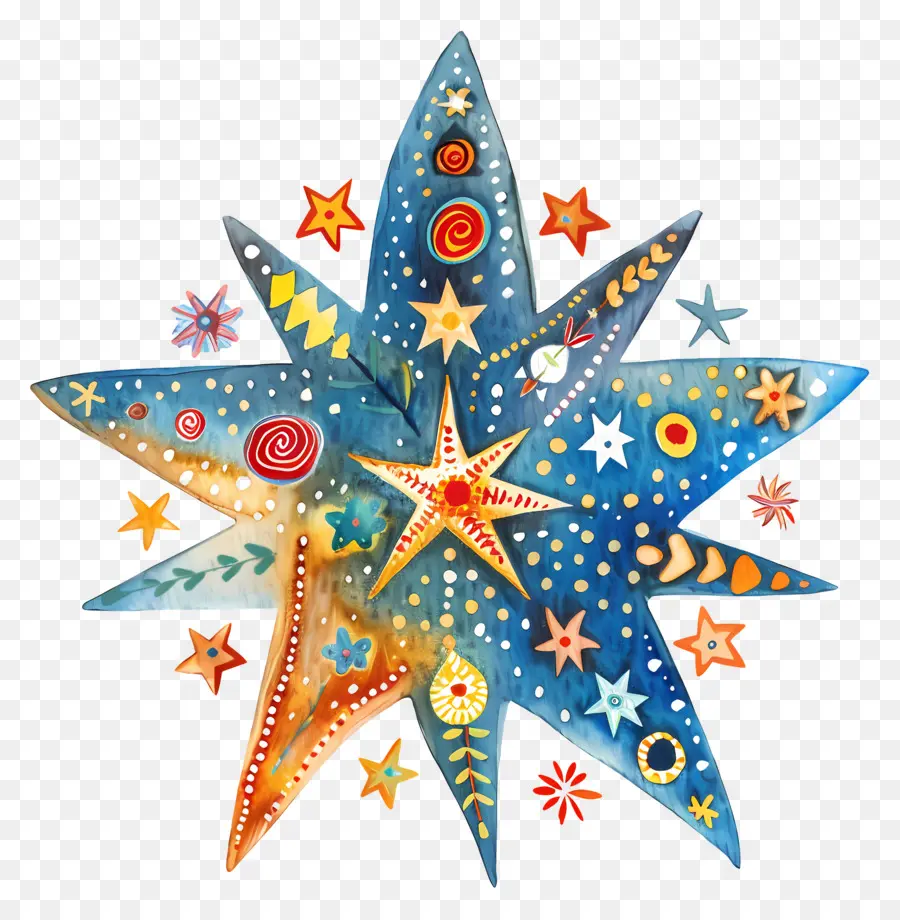 Estrella，Blue Star PNG