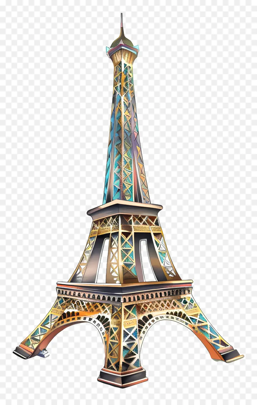 Eiffel，París PNG