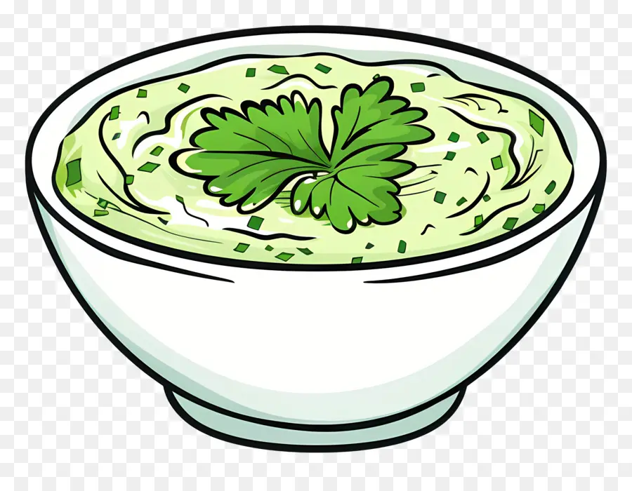 Raita Verde，La Salsa Verde PNG