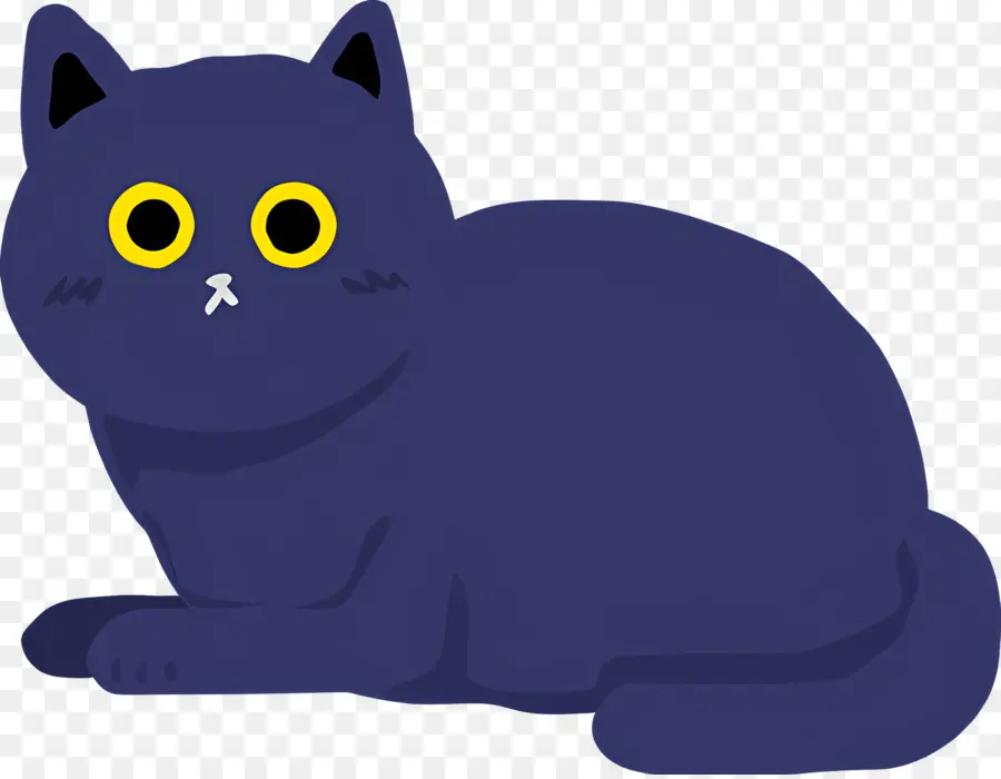 Gato De Dibujos Animados，Gato Azul PNG