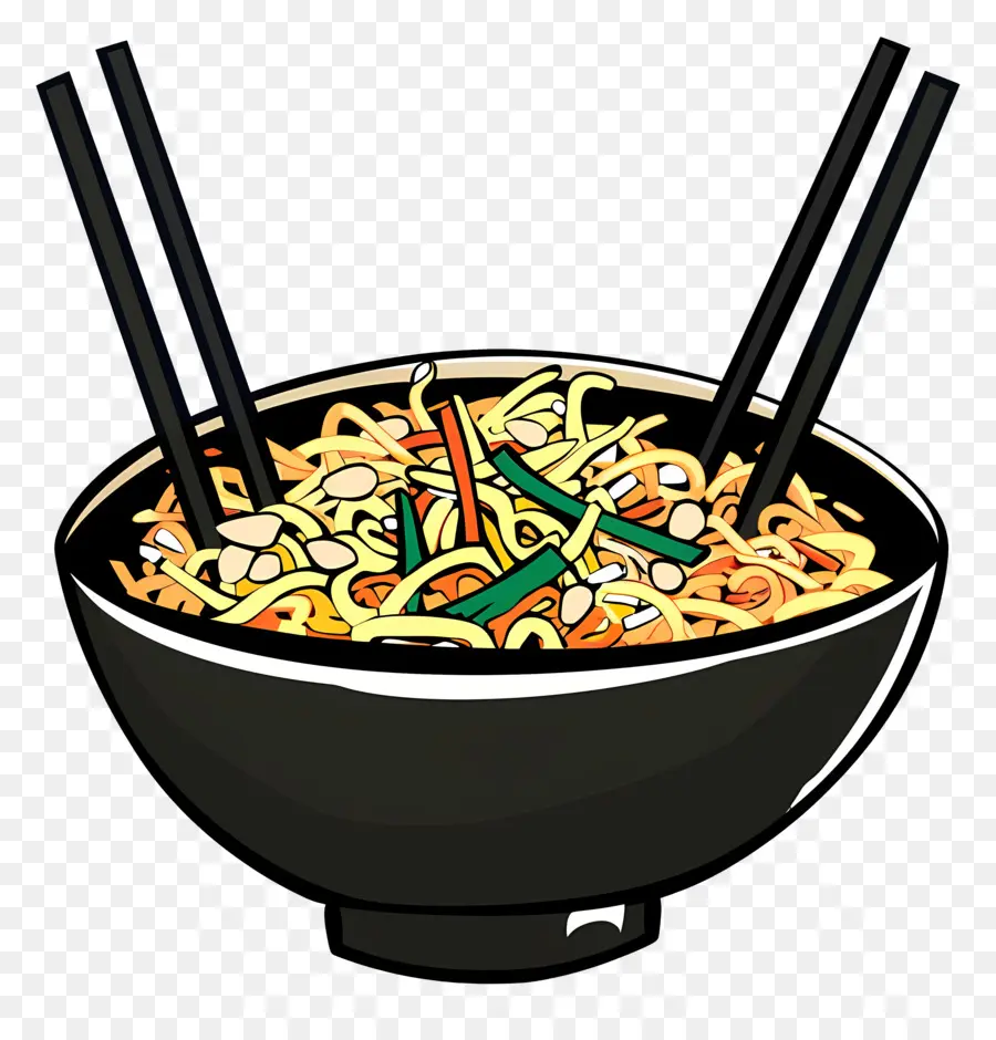 Chow Mein，Fideos PNG