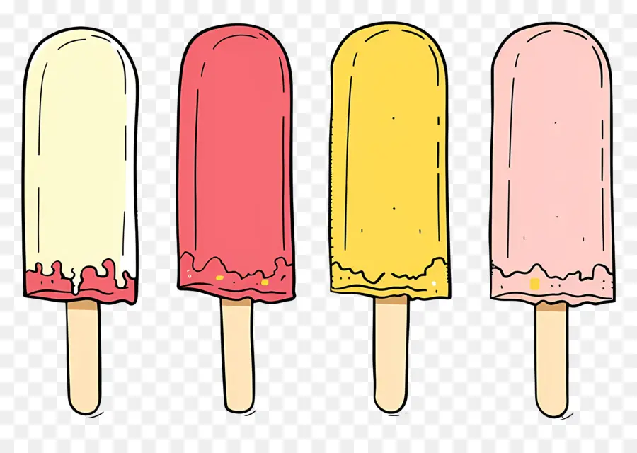 Las Paletas De Helado，Conos De Helado PNG