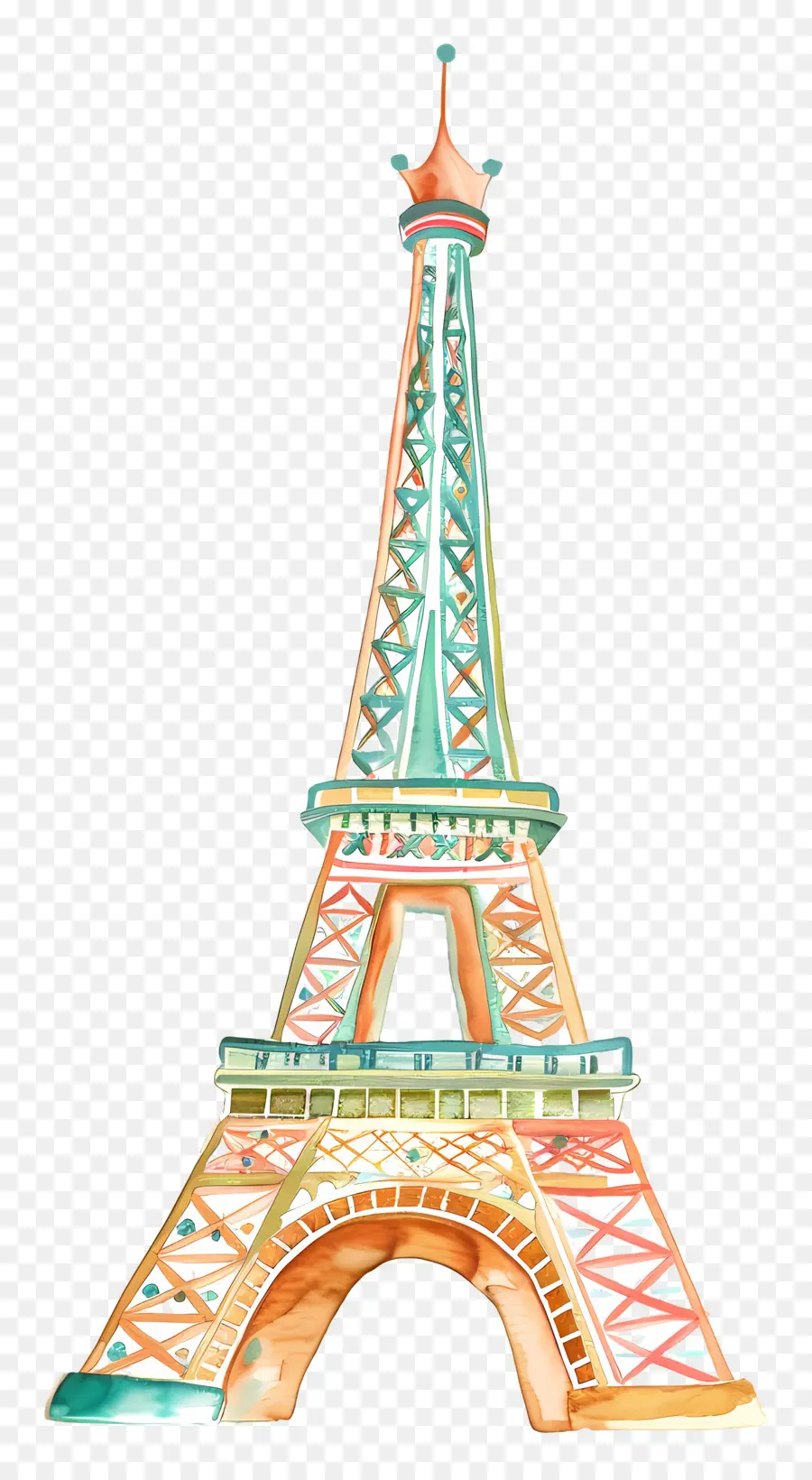 Eiffel，París PNG