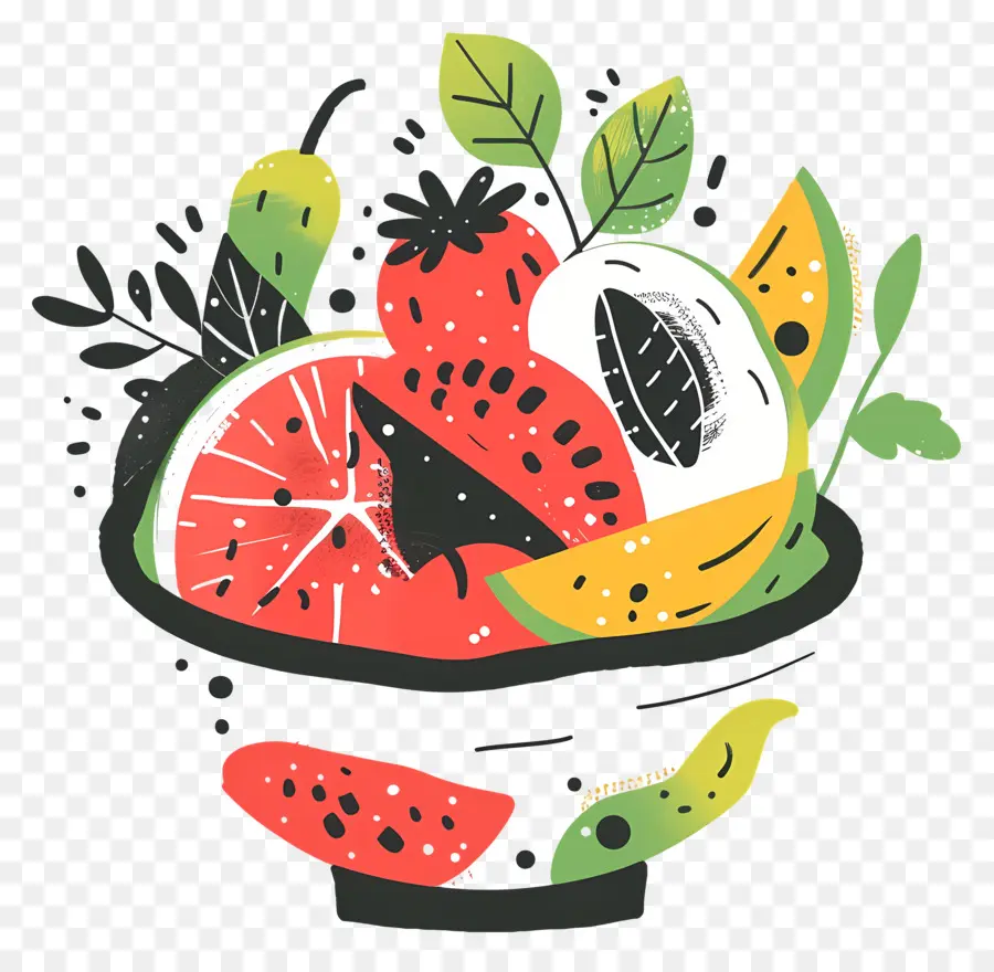 Ensalada De Verano，Mezcla De Las Frutas PNG