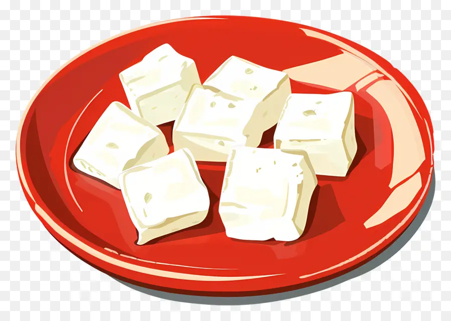 Feta Cheese，Placa PNG