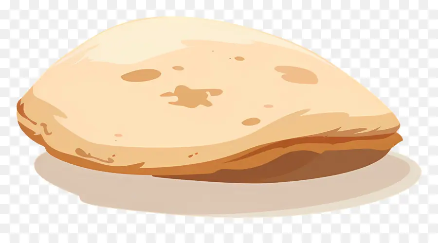 Pita Bread，El Pan Blanco PNG