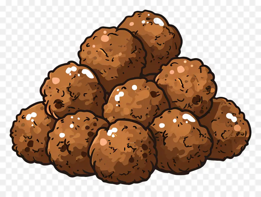 Falafel，Bolas De Chocolate PNG