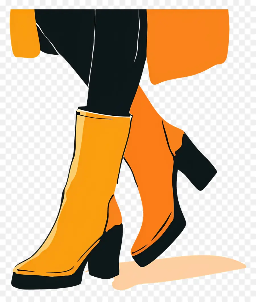 Botas De Moda，Moda Femenina PNG