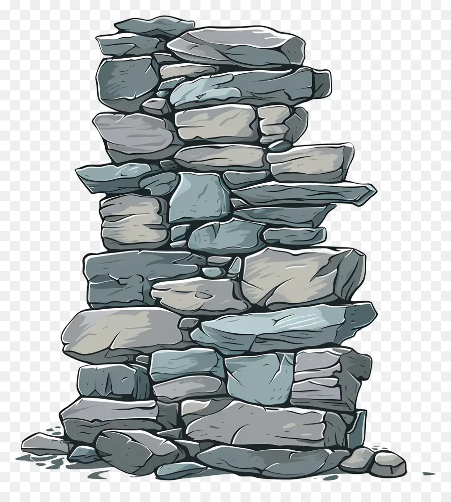 Muro De Piedra，Pila De Piedras PNG