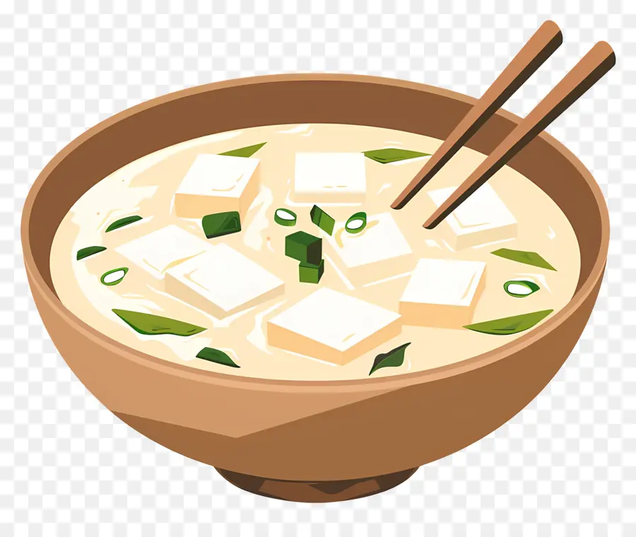 Sopa De Miso，Arroz Blanco PNG