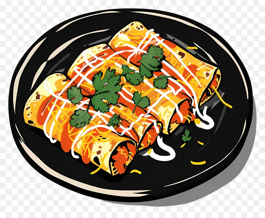 Enchiladas，Deliciosas Enchiladas PNG