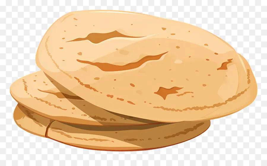 Pita Bread，Galletas PNG