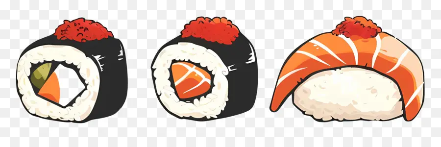 Sushi，Rollos De Sushi PNG