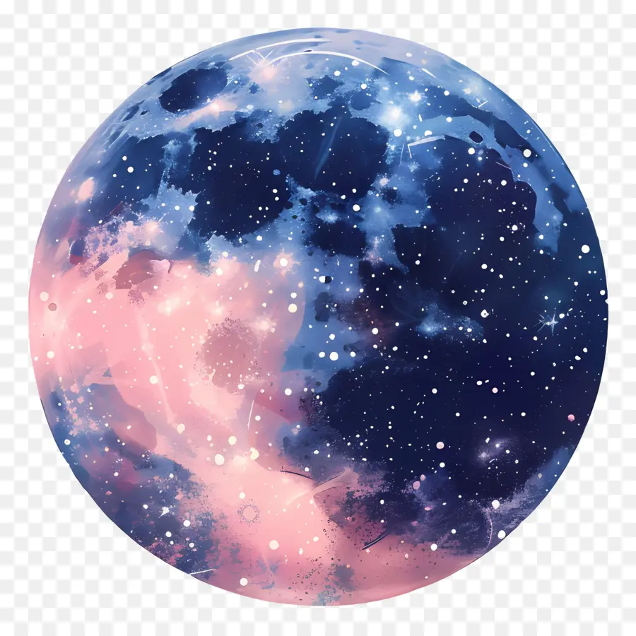 Planeta，Luna Azul PNG