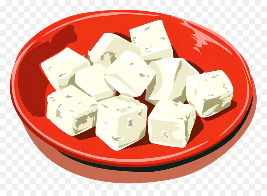 Feta Cheese，Cubos De Queso PNG