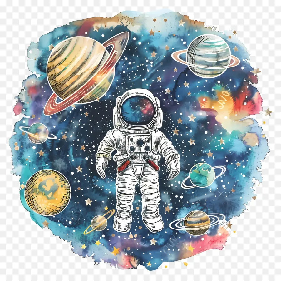 Espacio，Astronauta PNG