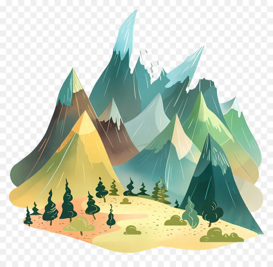 La Montaña，Paisaje PNG