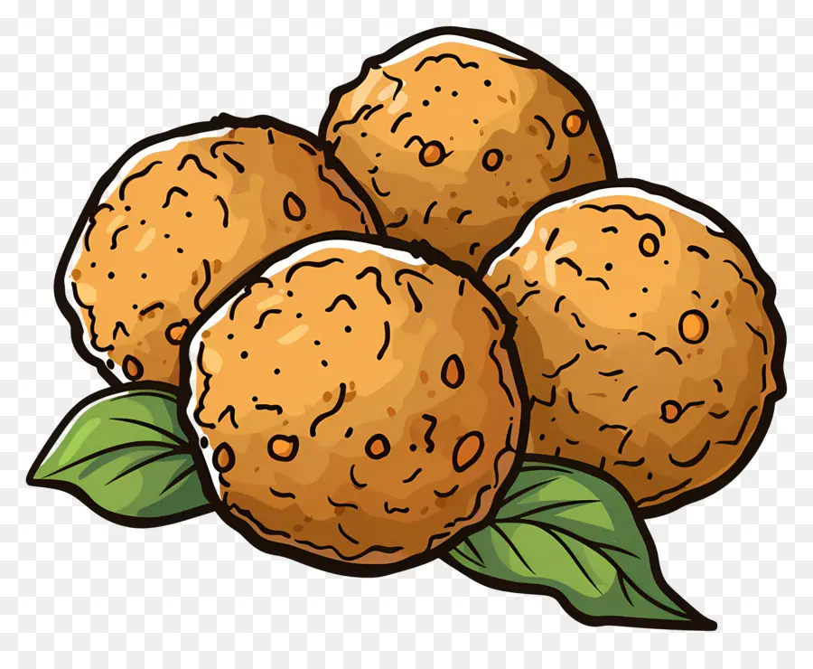 Falafel，La Papaya PNG