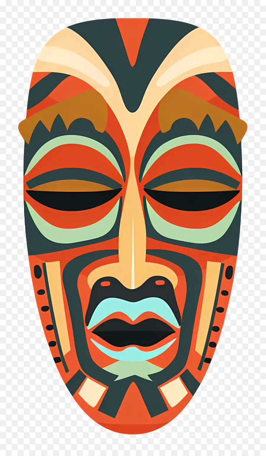 Máscara Tribal，El Arte Africano PNG