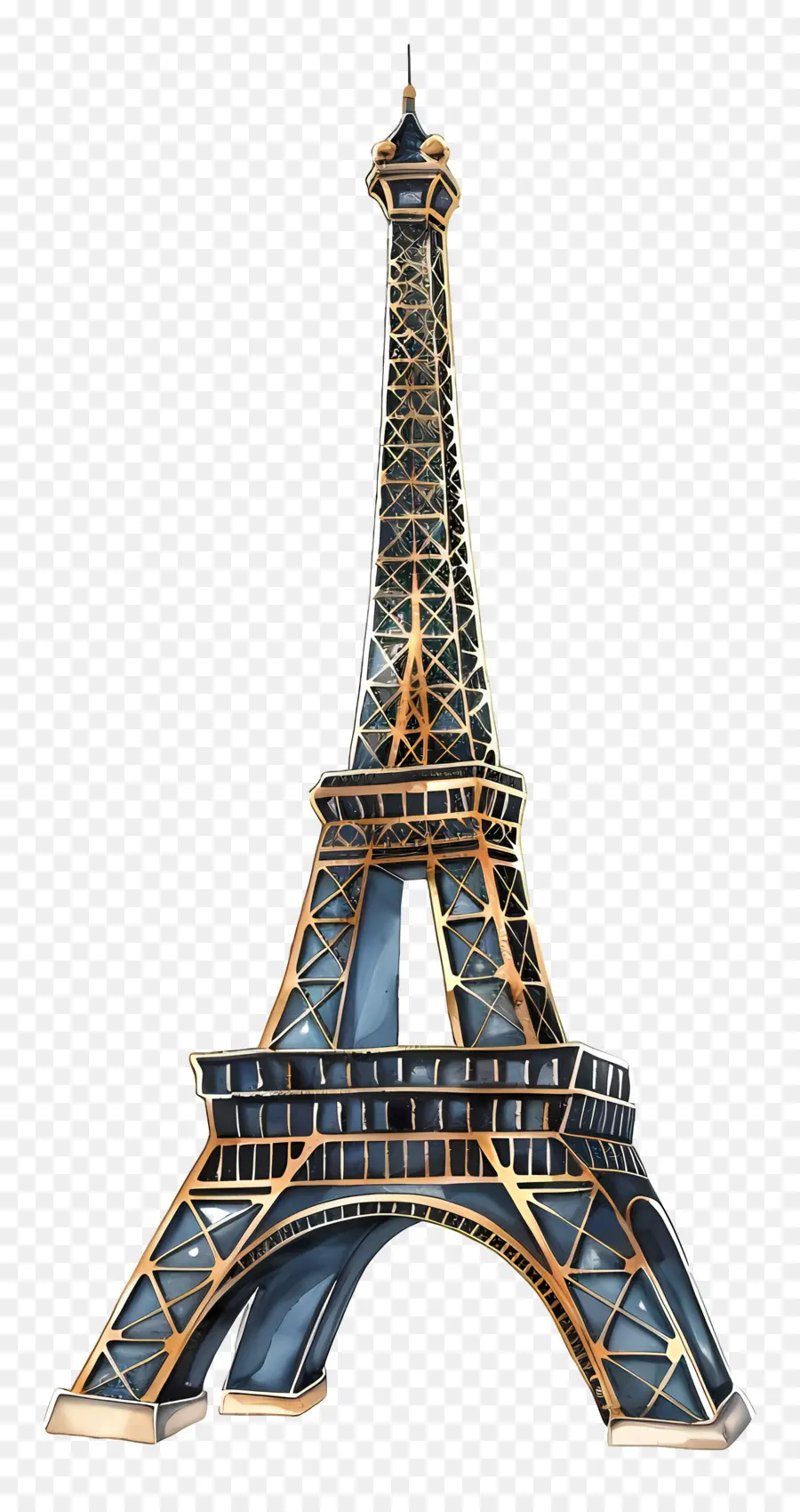 Eiffel，París PNG