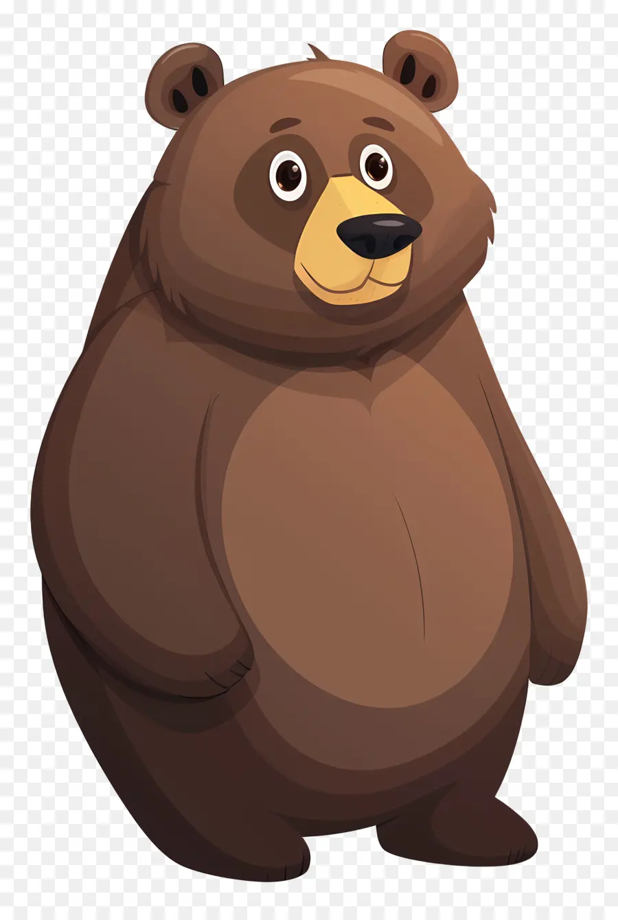 Cartoon Bear，Oso Pardo PNG