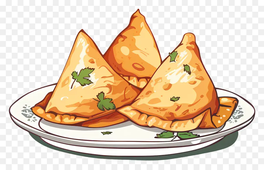 Samosas，Salsa Para Mojar PNG